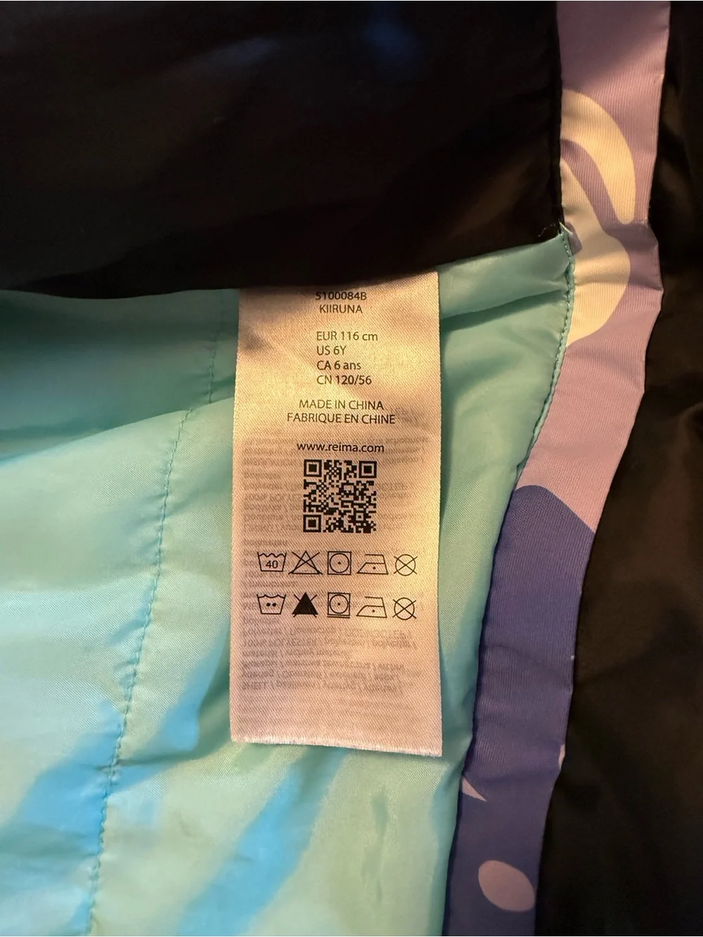 Reima - Kiiruna Girls' ReimaTec Waterproof Ski Jacket size 116